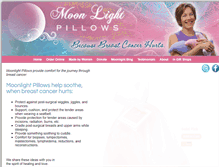 Tablet Screenshot of moonlightpillows.com